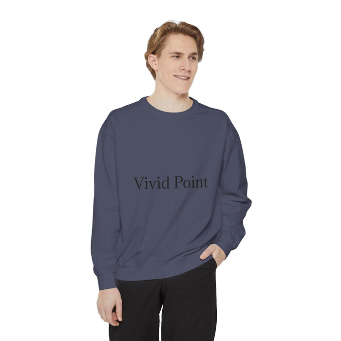 Vivid Point Minimalist Logo Sweatshirt